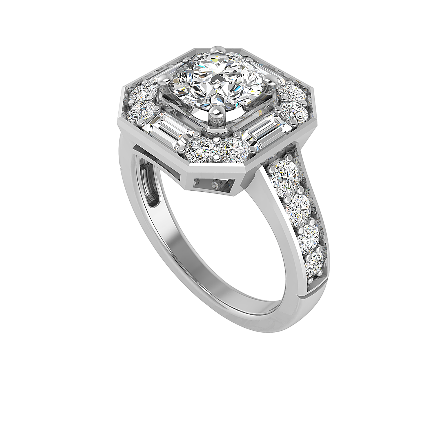 Fiona Halo Engagement Ring